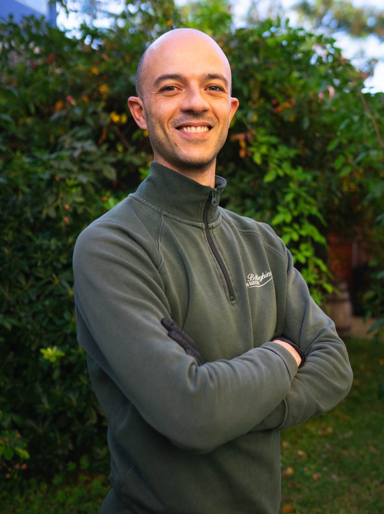 Matteo Cau davanti alla Botteghina